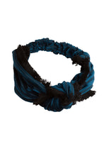 Knot Fringe Wrap - Teal