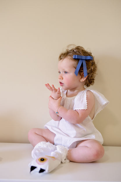Grosgrain Bow Clip Set (2) - Sweet Nectar