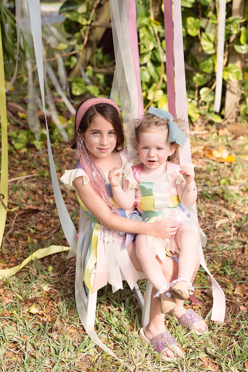 Soft Tulle Strips CLIP + WRAP - Ivory