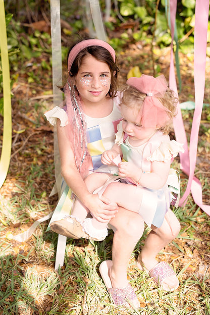 Soft Tulle Strips CLIP + WRAP - Rust