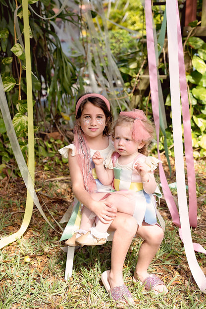 Soft Tulle Strips CLIP + WRAP - Rust