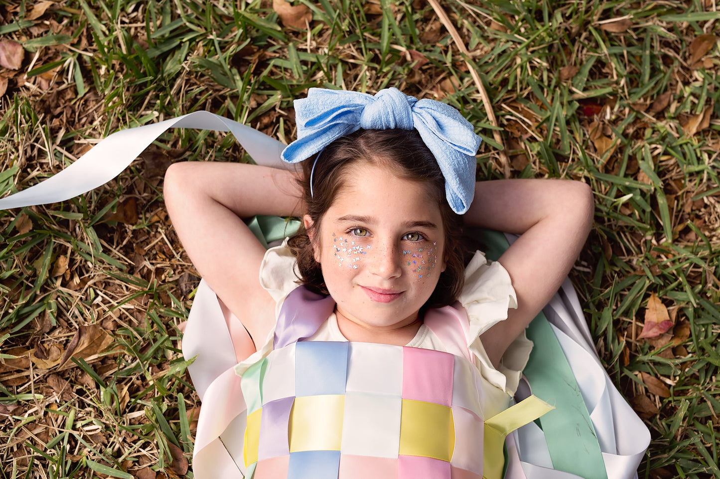 Floppy Muslin Headband - Sky Blue