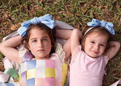 Floppy Muslin Headband - Sky Blue