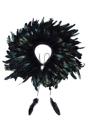 Feather Collar - Black