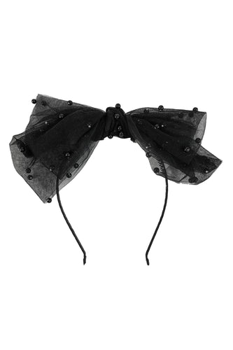Summer Snow Headband - Black/Black