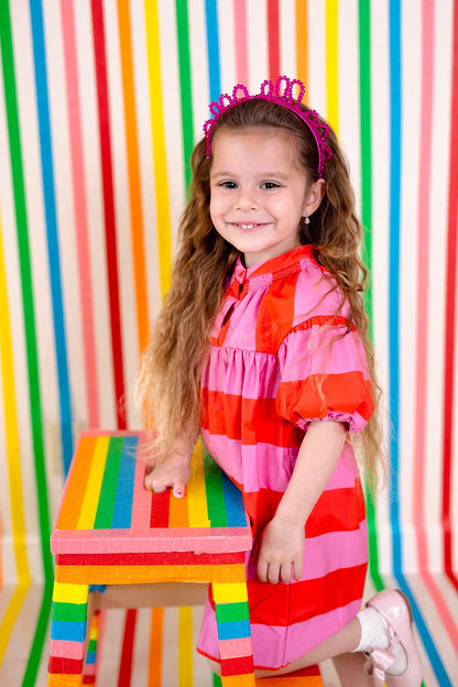 Glass Princess Headband - Rainbow