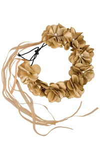 Floral Wreath Full - Gold