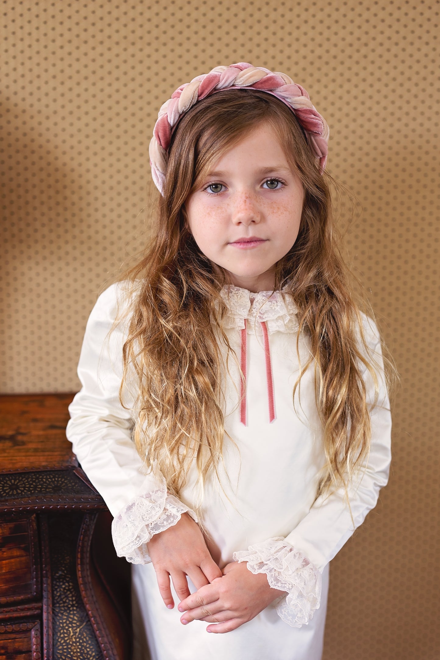 Coronation Day Headband - Burgundy Velvet