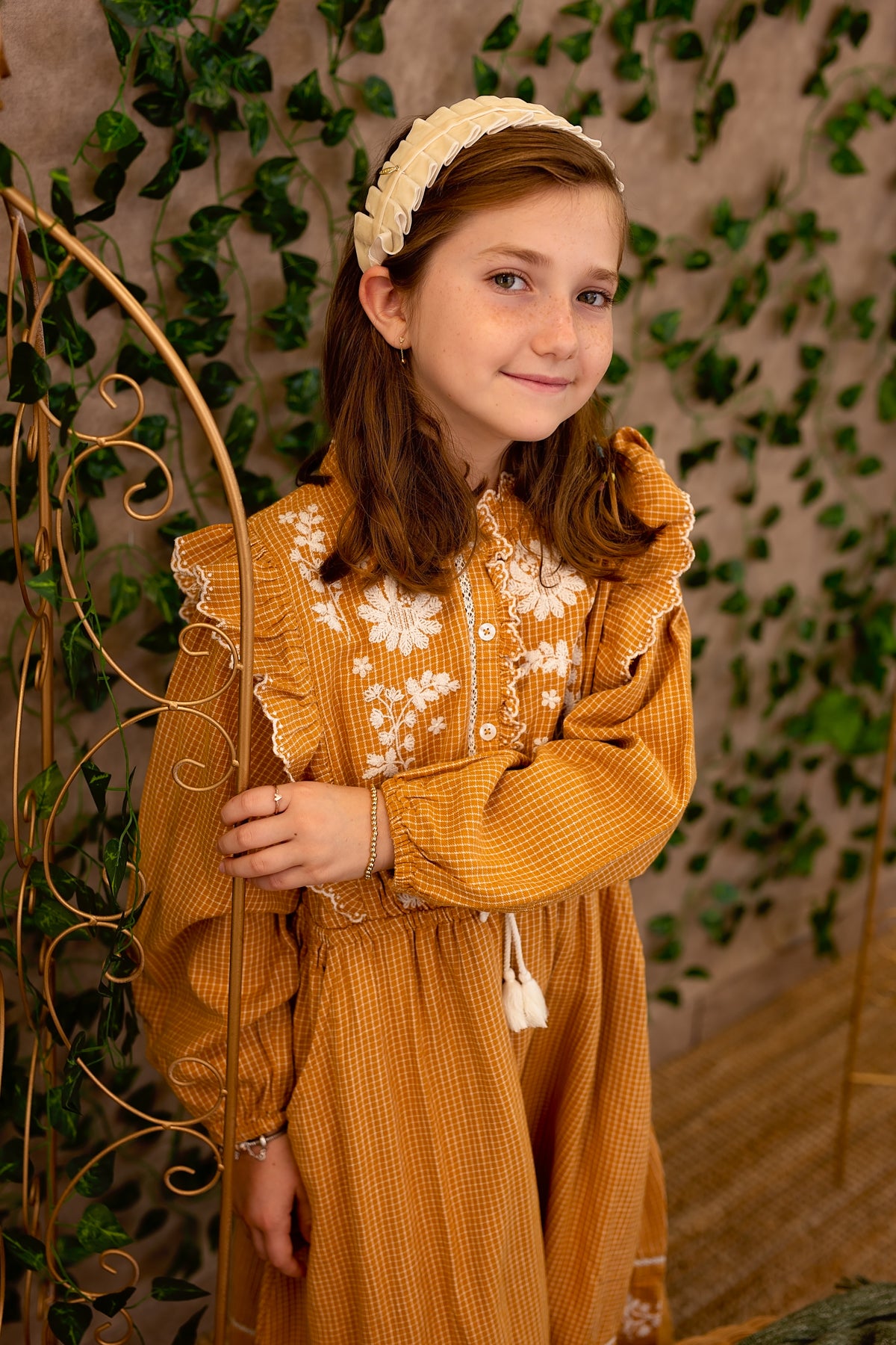 Pristine Pleats Headband - Ivory