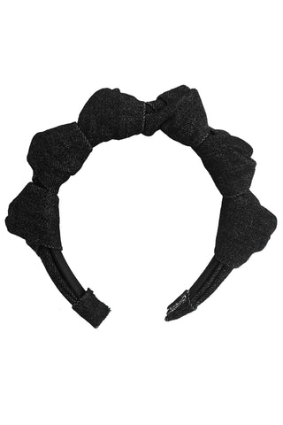 Monkey Bars Headband - Black Denim