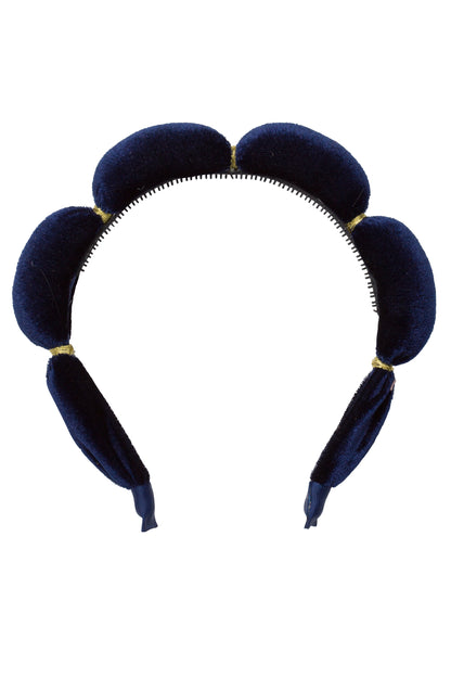 Jasmin Headband - Navy Velvet