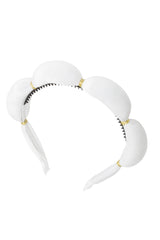 Jasmin Headband - White Velvet