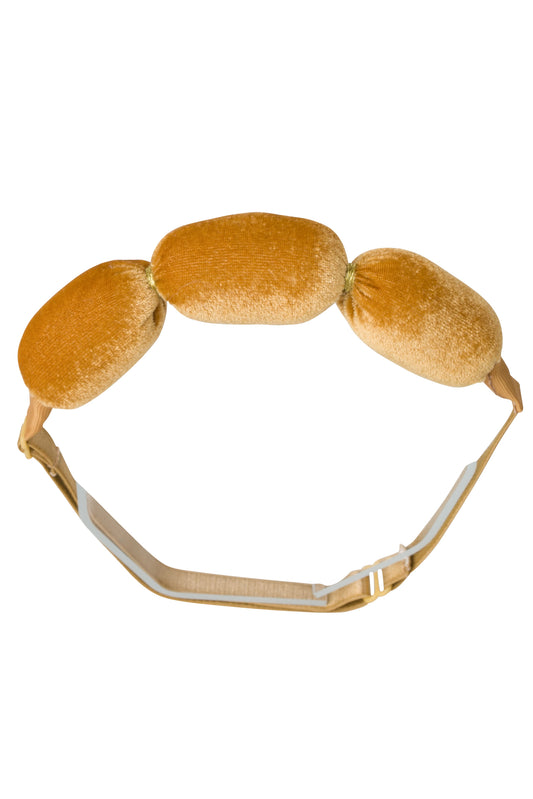 Jasmin Wrap - Gold Velvet