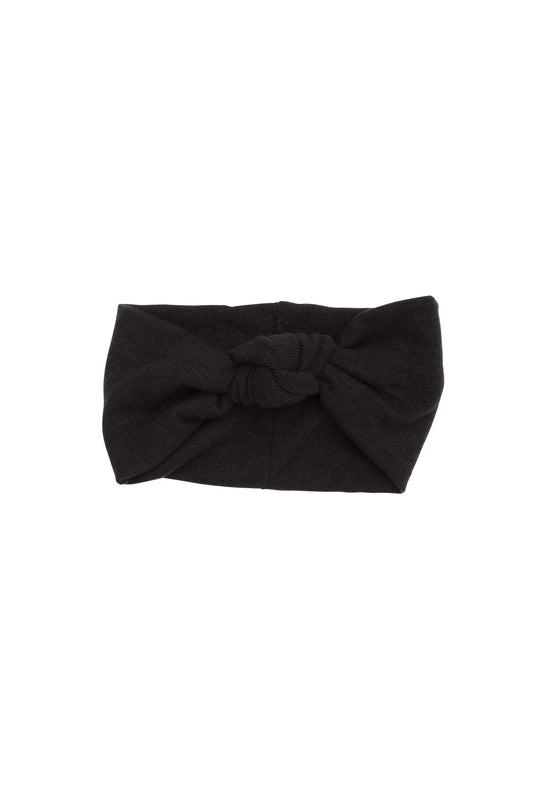 Knot Wrap - Black Wool