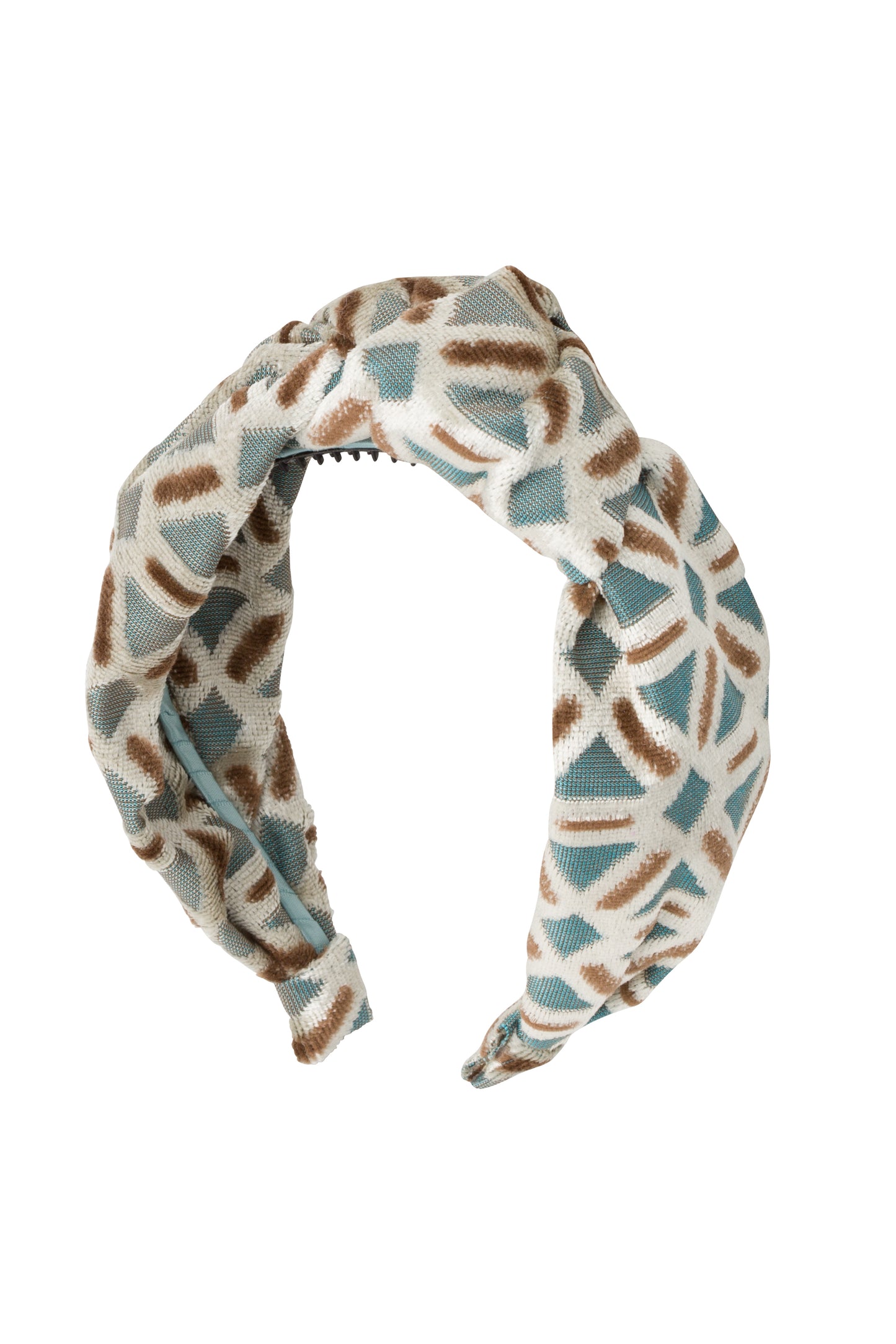 Knot Aztec Headband - Turquoise Print