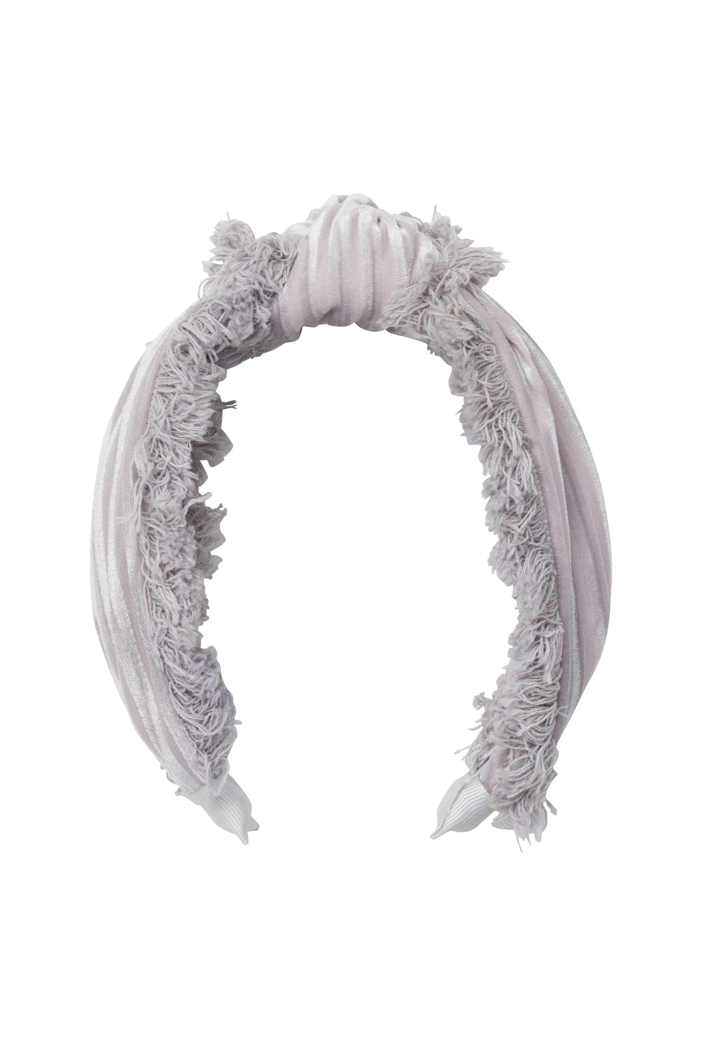Knot Fringe Headband - Silver