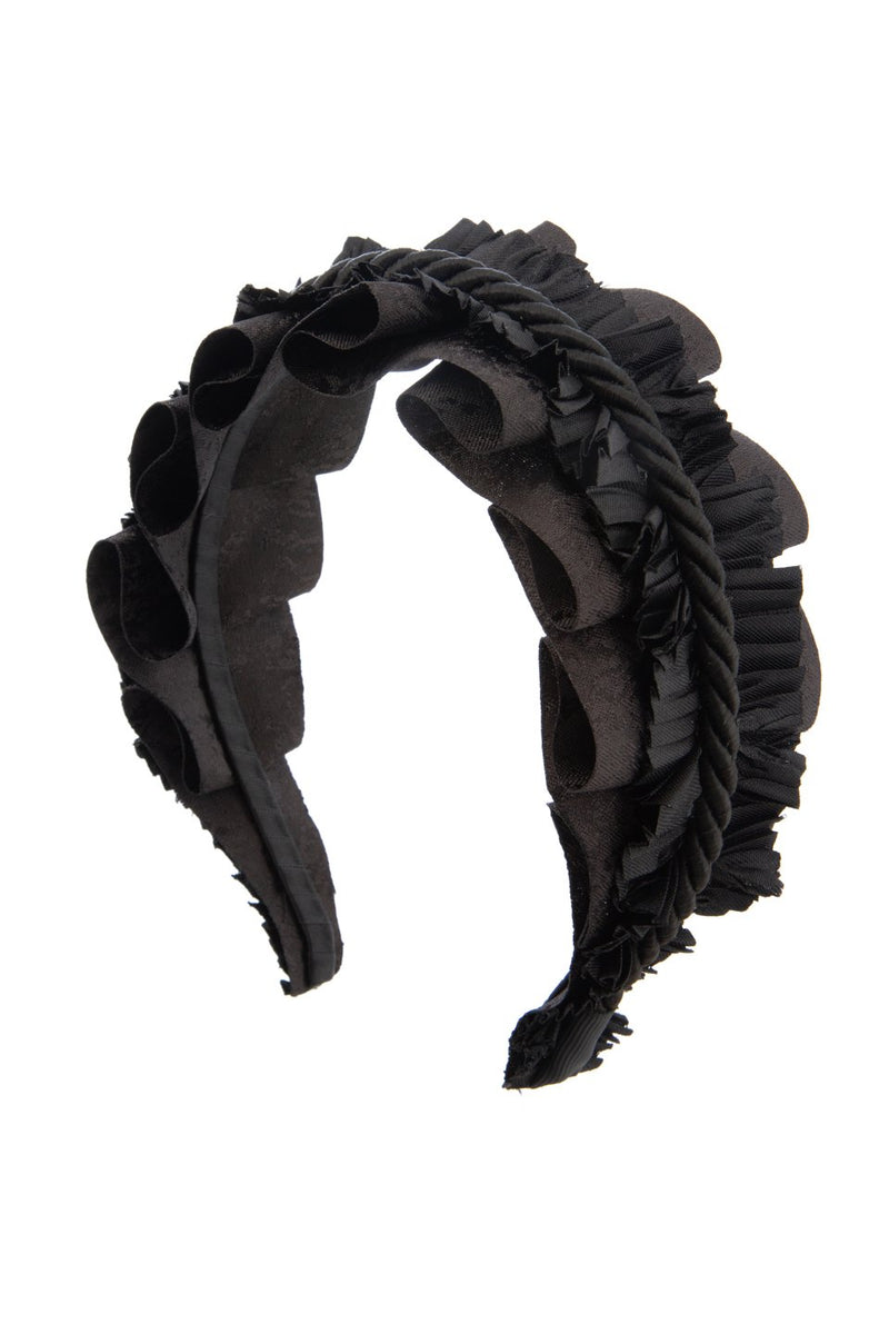 Layered Headband - Black