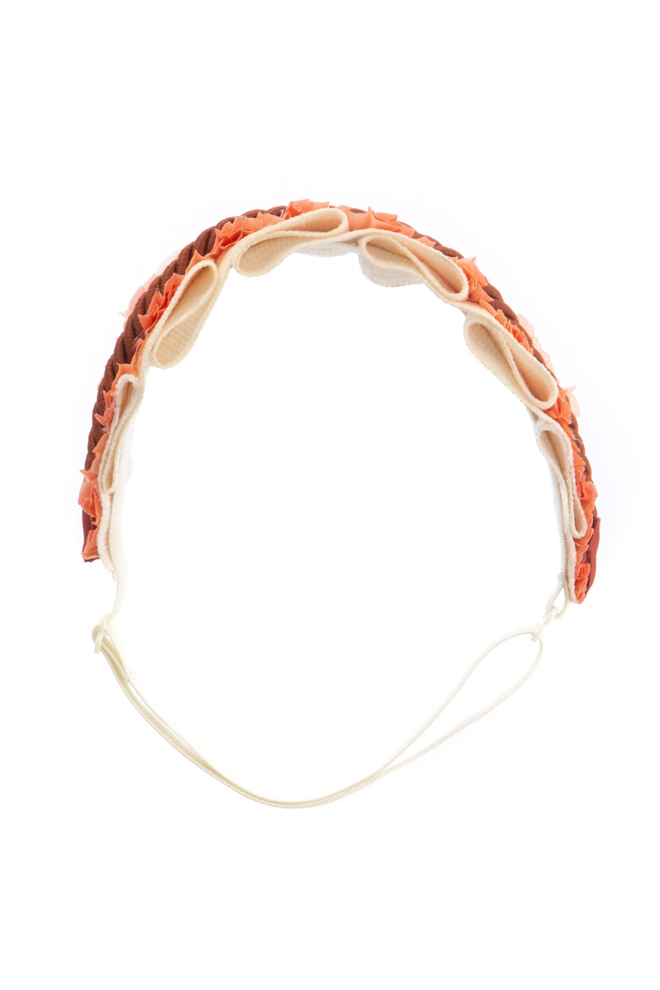 Layered Wrap - Oatmeal/Peach