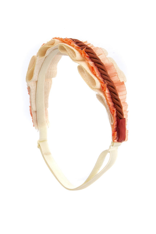 Layered Wrap - Oatmeal/Peach