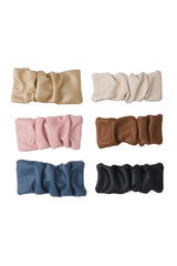 Leather Bunches Clip (1) - Camel
