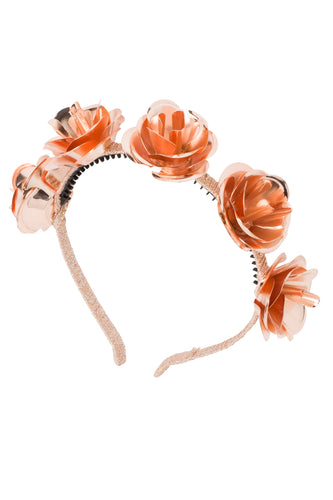 Lonely Roses Headband - Rose Gold