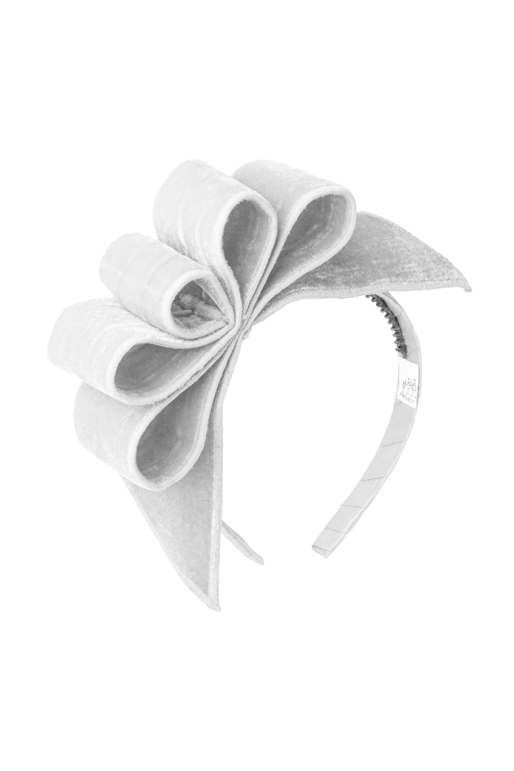 Loop Headband - Velvet - White