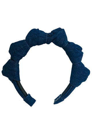Monkey Bars Headband - Dark Blue Denim