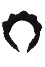 Fuzzy Mountain Queen Headband - Black Fur