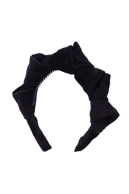 Mountain Queen Headband - Black Velvet