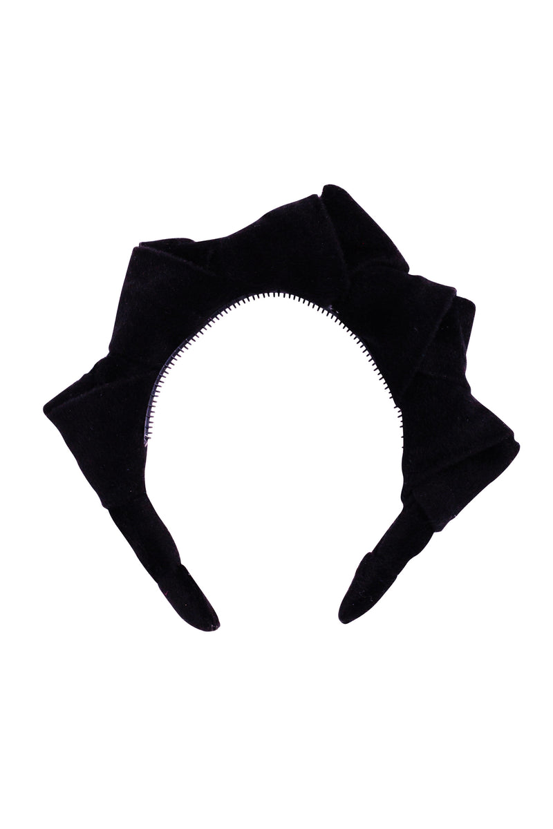 Mountain Queen Headband - Black Velvet