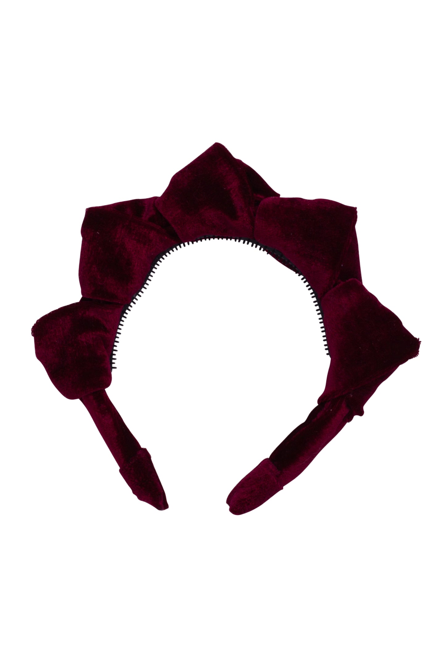 Mountain Queen Headband - Burgundy Velvet