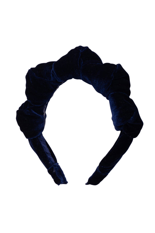 Mountain Queen Headband - Navy Velvet