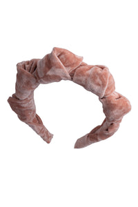 Mountain Queen Headband - Pink Mauve Velvet