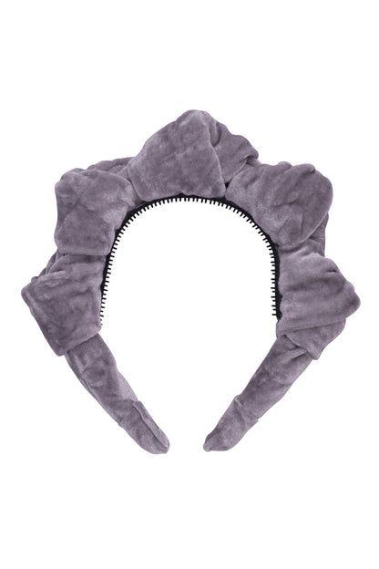 Mountain Queen Headband - Silver Velvet