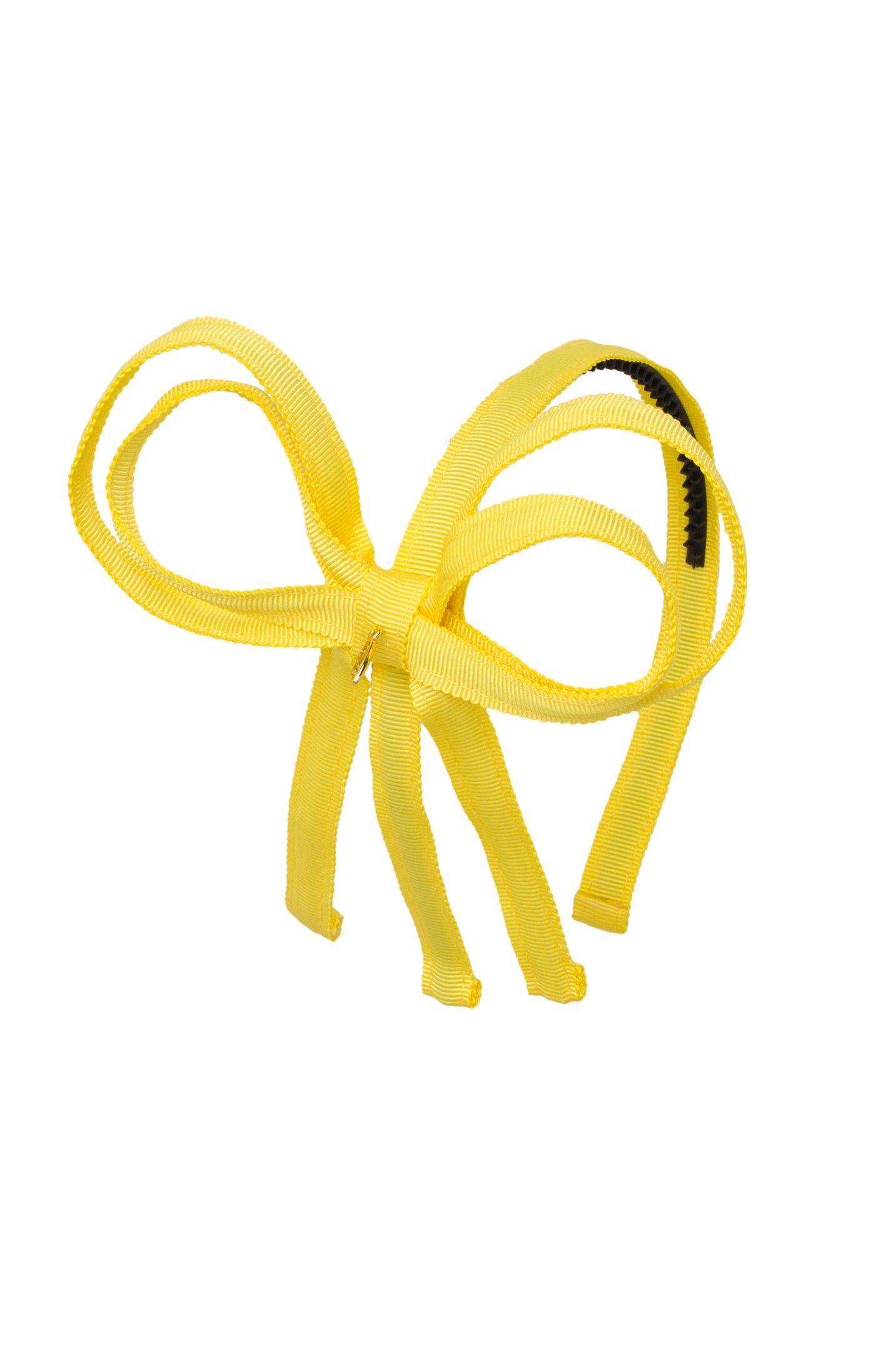 Orchid Butterfly Bow Headband - Lemon