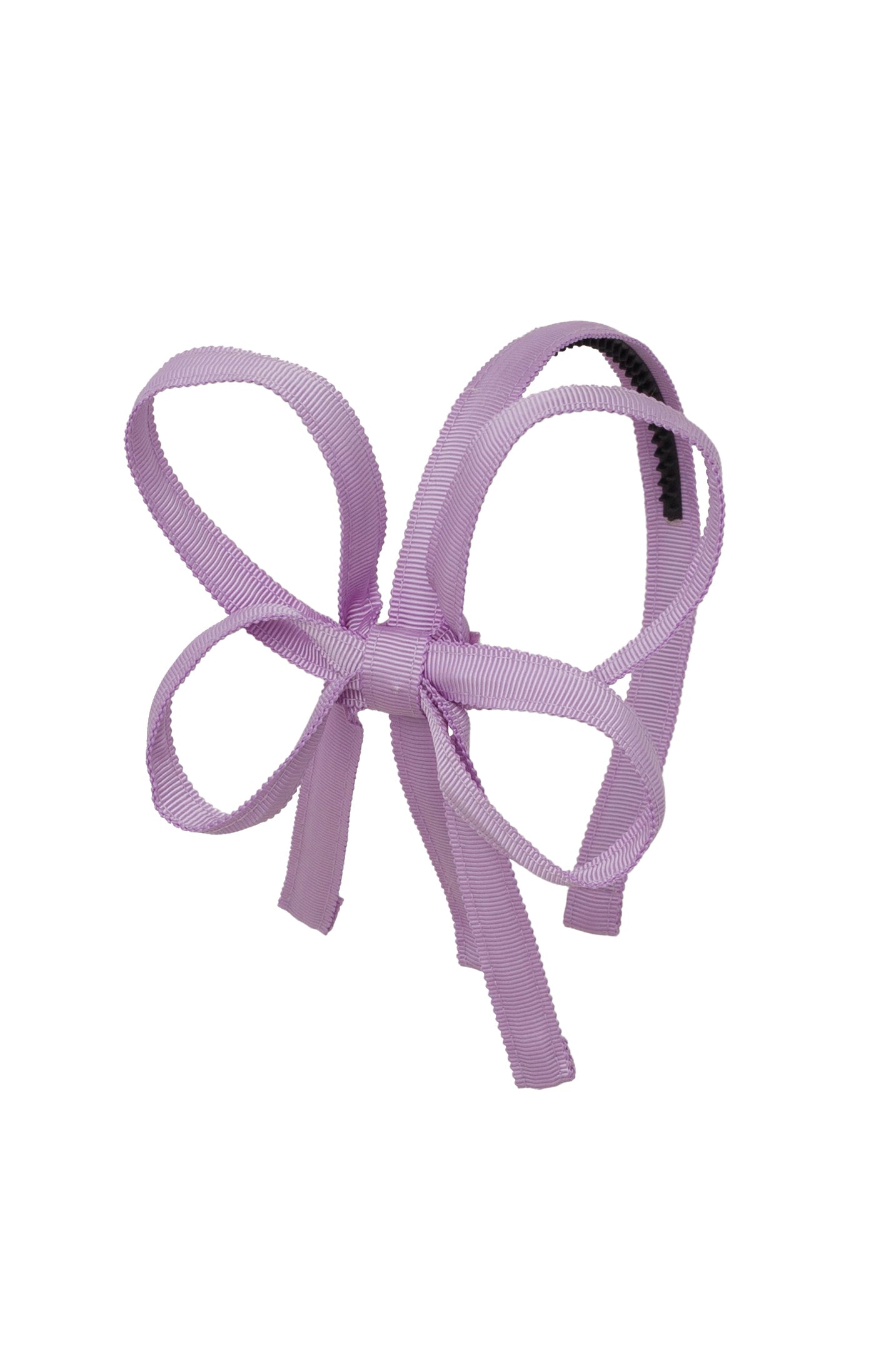 Orchid Butterfly Bow Headband - Light Orchid Lilac