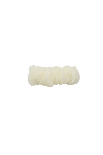Organza Bunches Clip - Ivory