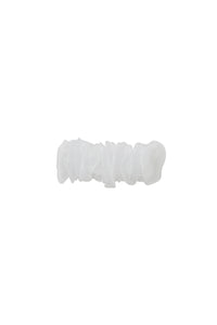 Organza Bunches Clip - White