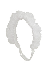 Organza Bunches Wrap - White