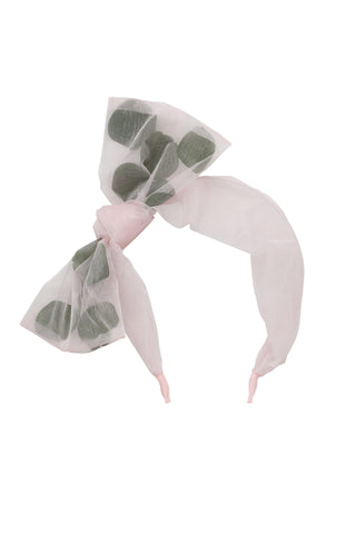 Organza Petal Headband - Pink