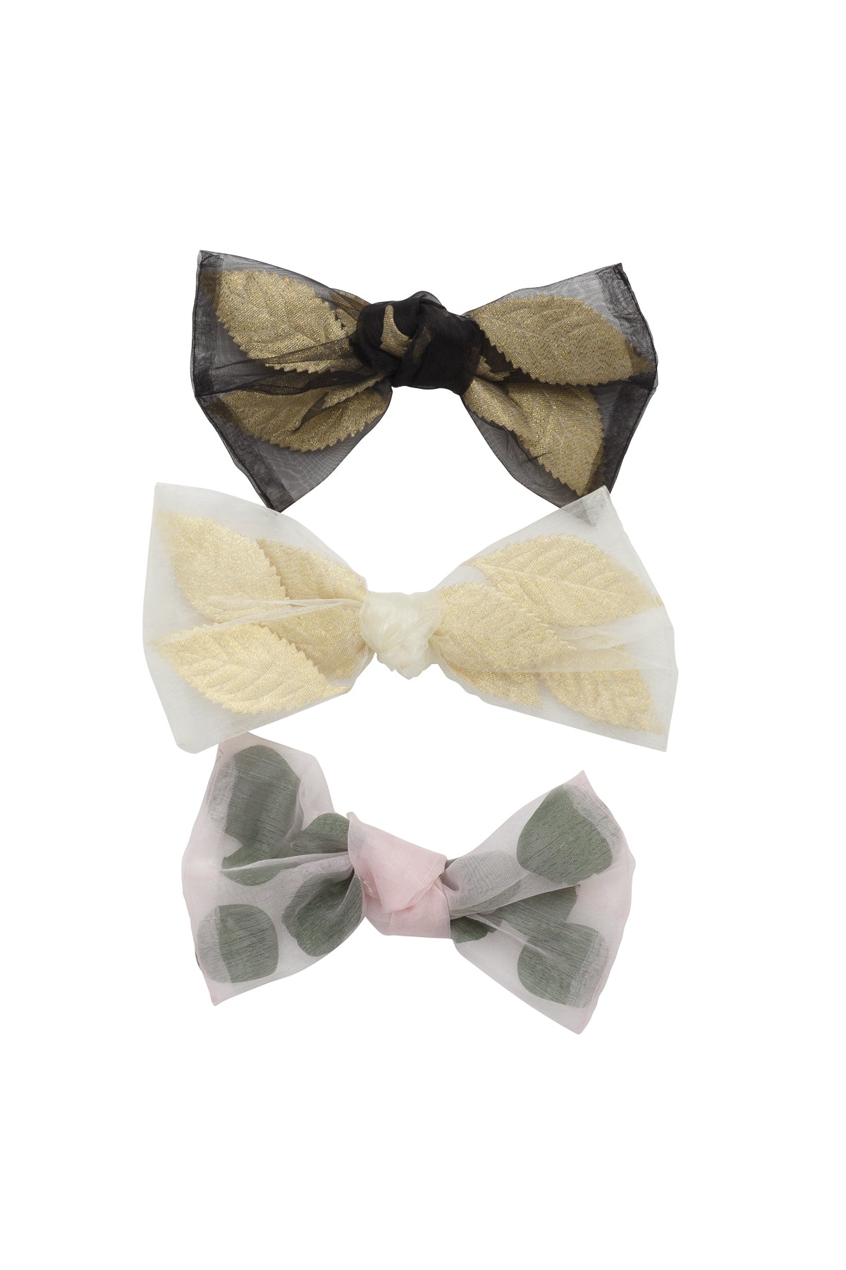 Organza Petal Wrap - Black