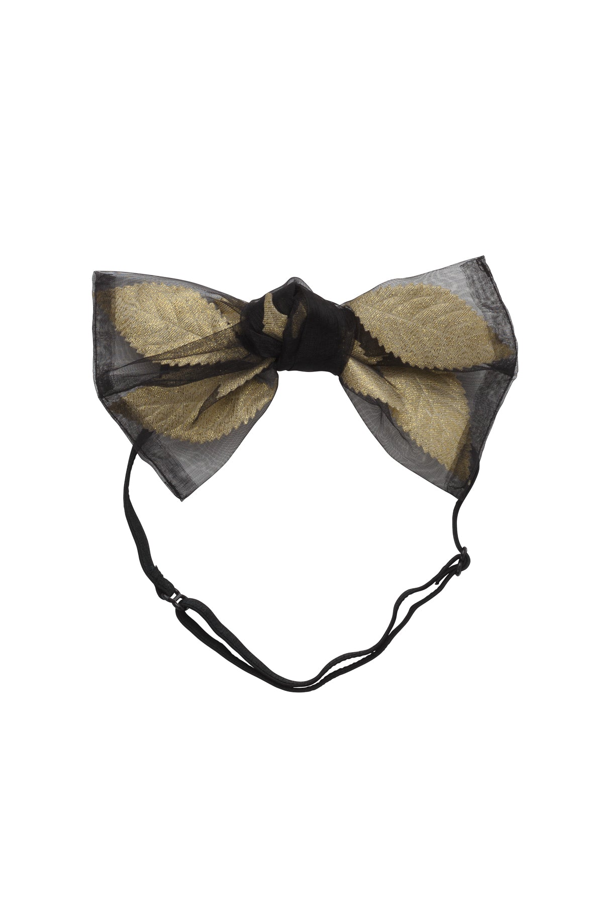 Organza Petal Wrap - Black