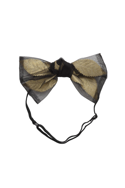 Organza Petal Wrap - Black