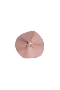 Pansy Clip - Blush Leather