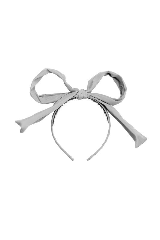 Party Bow Taffeta - Light Grey