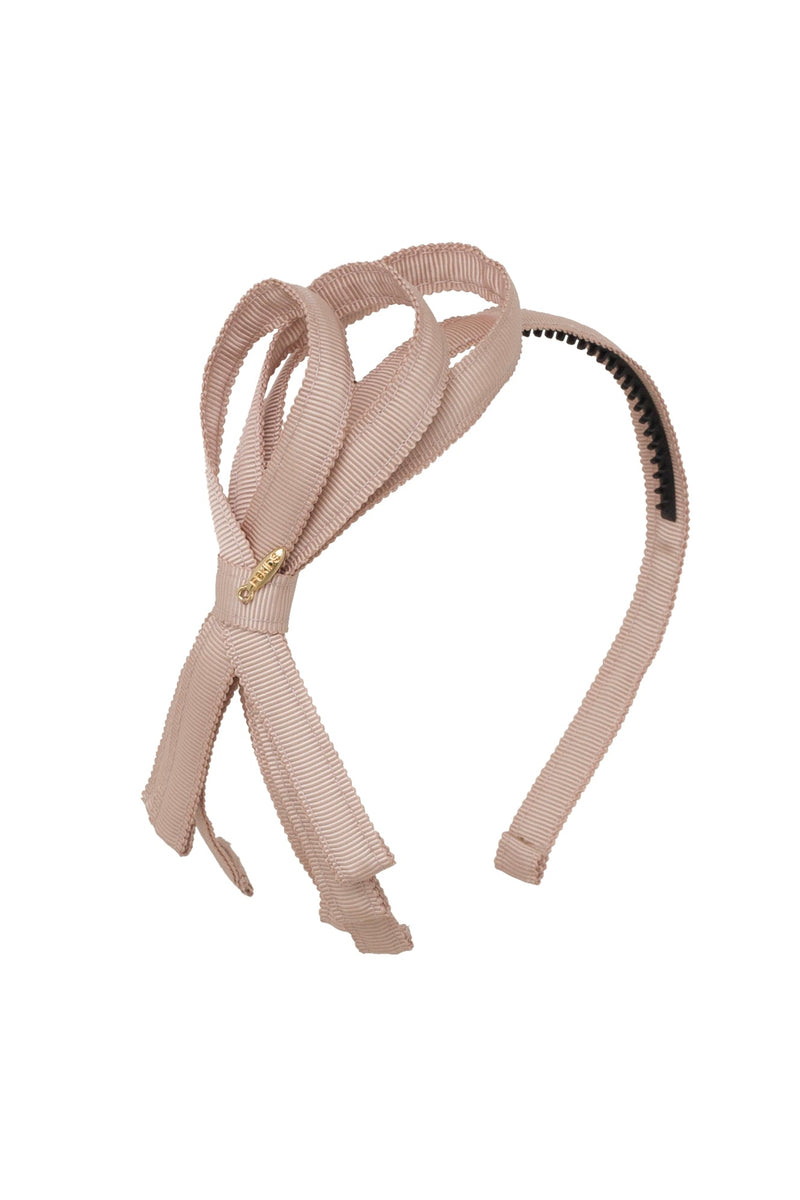 Petersham Loops Headband - Vanilla