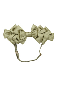Pleated Ribbon Wrap - Antique Green