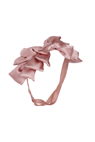 Pleated Ribbon Wrap - Rose