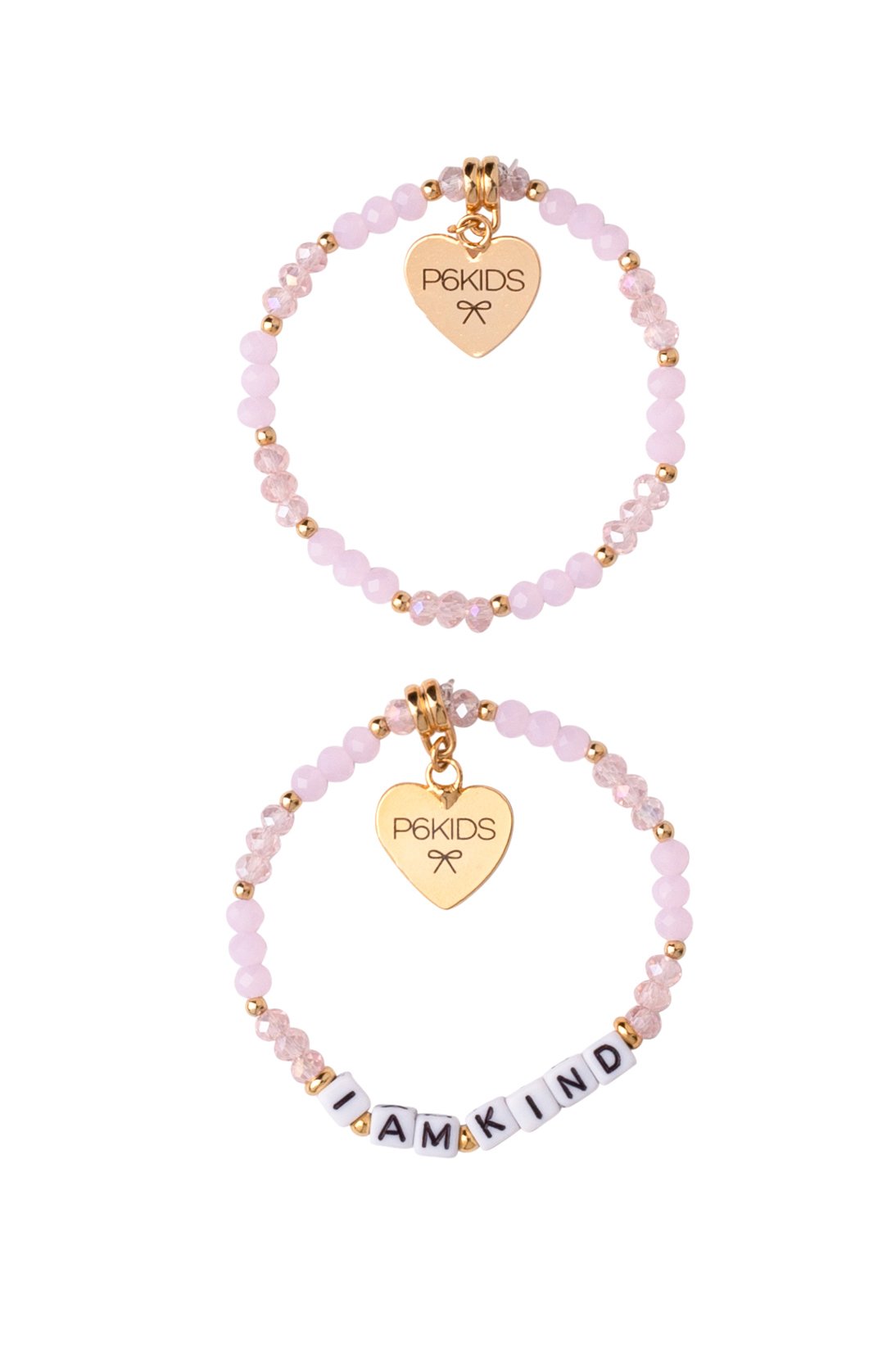 Power Mantra Bracelet Set - Blush - "I AM KIND"