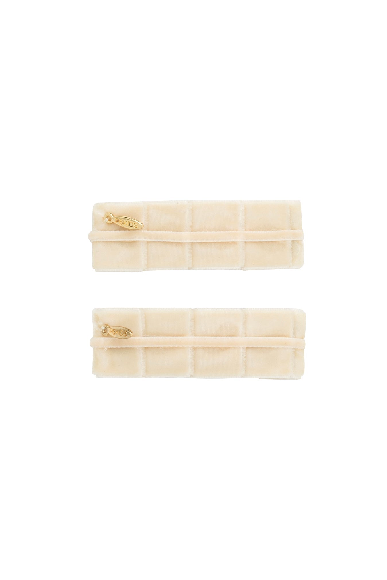 Pristine Pleats Clip Set of 2 - Ivory